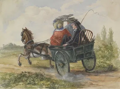Иллюстрация к 'Пиквикским хроникам' by Элиза Шарп — digital art print download