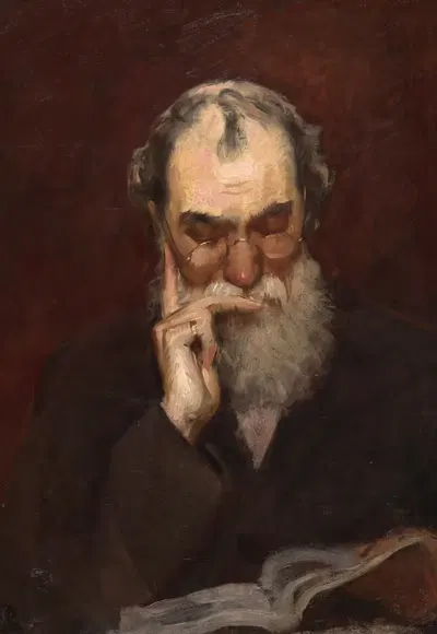 Генри Джеймс, старший by Фрэнк Дювенек, 1872-1877 — digital art print download