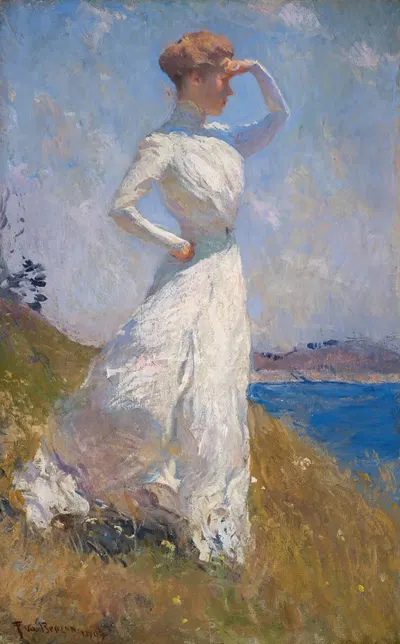 Солнечный свет by Фрэнк Уэстон Бенсон, 1909 — digital art print download