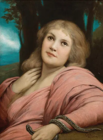 Temptation by Gabriel von Max — digital art print download