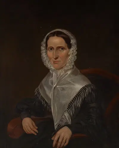 Portrait of Mary Galpin Cole by George Winter — digital art print download