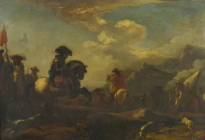 Cavalry Advancing by Jacques Courtois — digital art print download