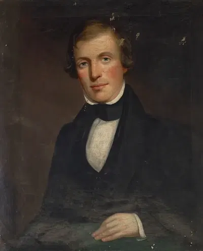 Portrait of Benjamin Conklin by John Insco Williams — digital art print download