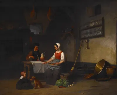 Interior Scene by Charles Venneman — digital art print download