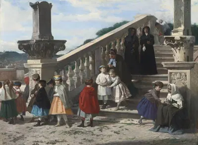 Воскресный выезд by Луис Альварес Каталя, 1868 — digital art print download