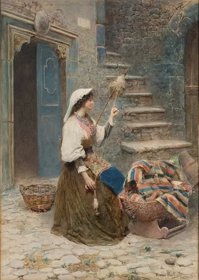 Ткач ковров by Мария Мартинетти, 1902 — digital art print download