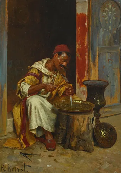 The Brass Worker by Rudolf Ernst — digital art print download