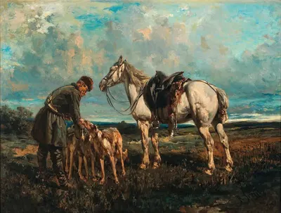 После охоты by Рудольф Федорович Френц — digital art print download