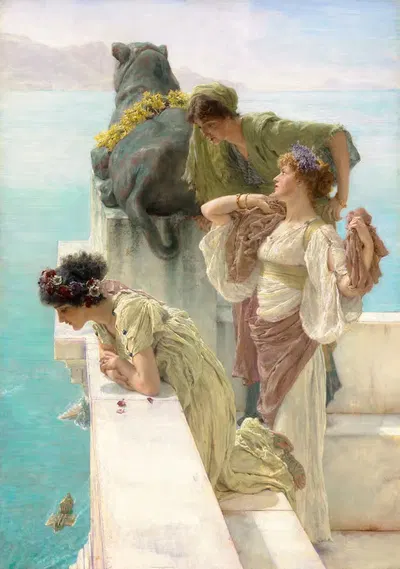 A Coign of Vantage by Lawrence Alma-Tadema, 1895 — digital art print download