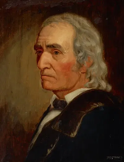 Portrait of Thomas Lakin by Theodore Clement Steele — digital art print download