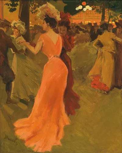 Dancing under Lanterns by Tony Minartz — digital art print download