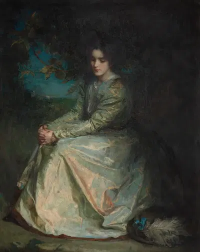 Синий и золото by Уильям Лаудан, 1909 — digital art print download