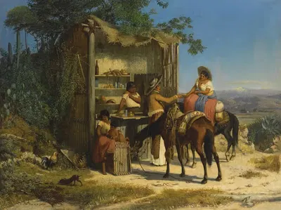 Сцена продажи by Мануэль Серрано — digital art print download