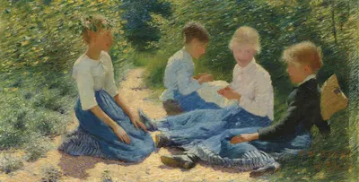Болтуны by Филип Уилсон Стиер, 1886 — digital art print download