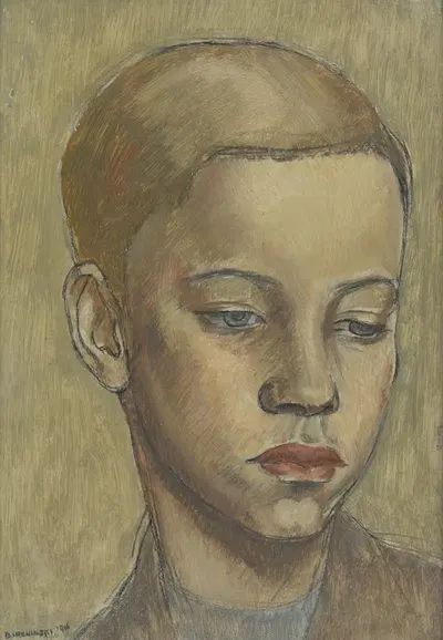 Голова мальчика by Бернард Менинский, 1916 — digital art print download
