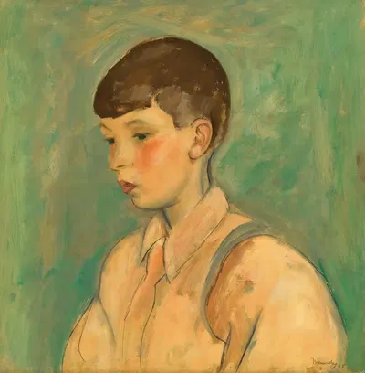 Портрет мальчика by Бернард Менинский, 1928 — digital art print download
