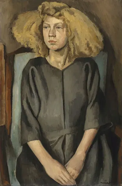 Лондонская девушка by Бернард Менинский, 1924 — digital art print download