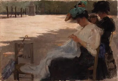 Сад Люксембурга by Элизеу Висконти, 1905 — digital art print download