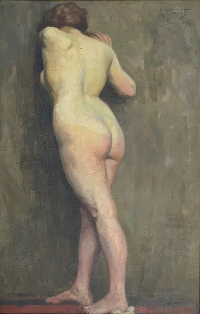Женский ню сзади by Элизеу Висконти, 1894 — digital art print download