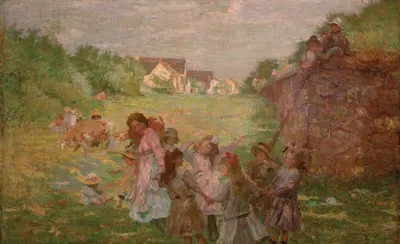 Круг детей by Элизеу Висконти, 1918 — digital art print download