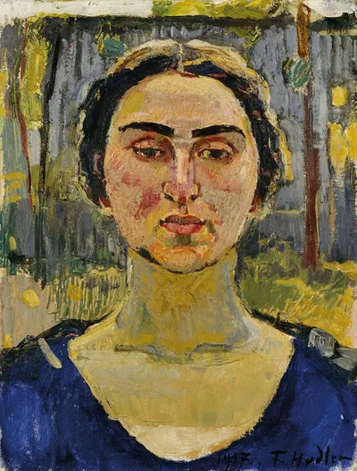 Bildnis Letizia Raviola by Ferdinand Hodler, 1917 — digital art print download