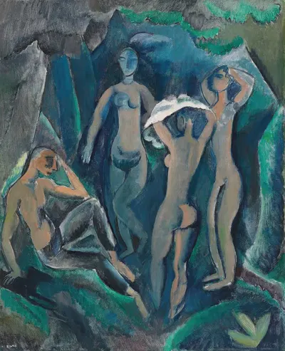 Les baigneuses (The Judgement of Paris) by Georges Kars — digital art print download