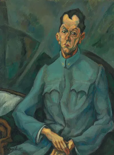 Портрет Тершанского Йожи Ено by Лайош Тихани, 1917 — digital art print download