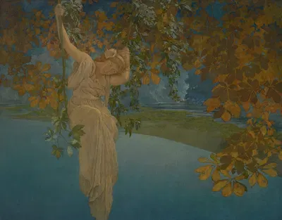 Грезы by Максфилд Парриш, 1913 — digital art print download
