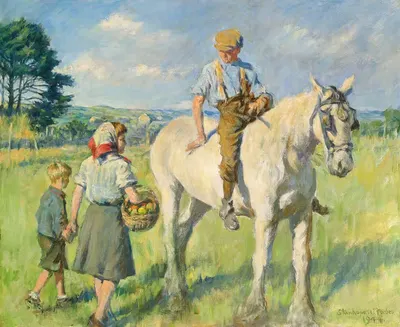 Мальчик-фермер by Стэнхоуп Александр Форбс, 1944 — digital art print download