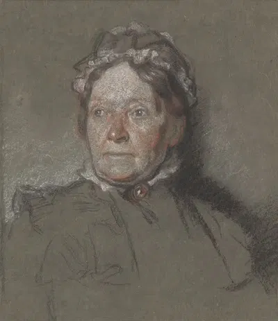 Portrait of Annie, the artist's mother by William Orpen — digital art print download