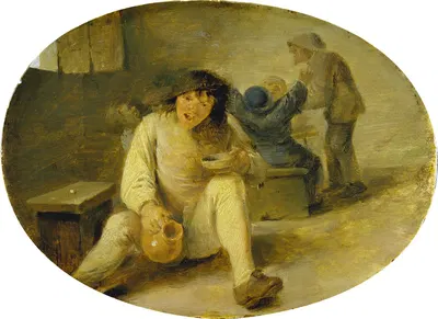 Drunken Peasant by Adriaen Brouwer — digital art print download