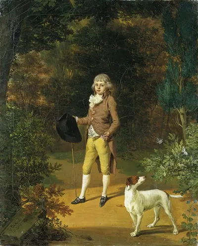 Портрет Фридриха Адольфа Карла фон Хольцхаузена by Георг Карл Урлауб, 1789 — digital art print download
