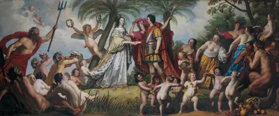 Брак Фредерика Генрика и Амалии ван Солмс by Жерар ван Хонтхорст, 1651 — digital art print download