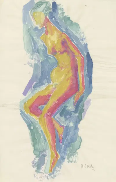 Женский ню by Ханс Людвиг Кац — digital art print download