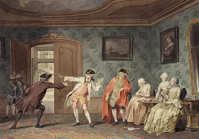 Абсурдный рыцарь by Якобус Буйс, 1763 — digital art print download