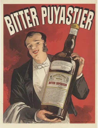 Bitter Puyastier by Имп. Ф. Шампеноа, 1891 — digital art print download