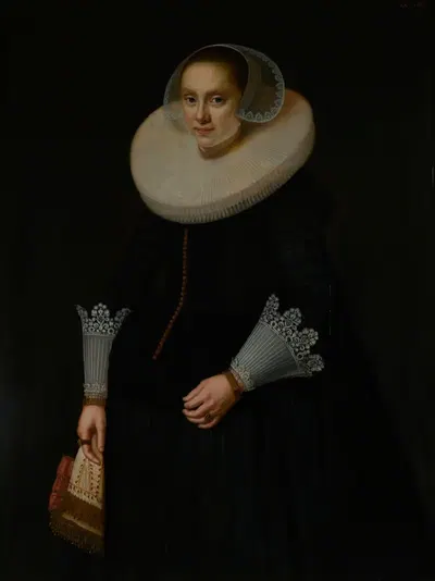 Portrait of a woman by Nicolaes Eliasz. Pickenoy, 1631 — digital art print download