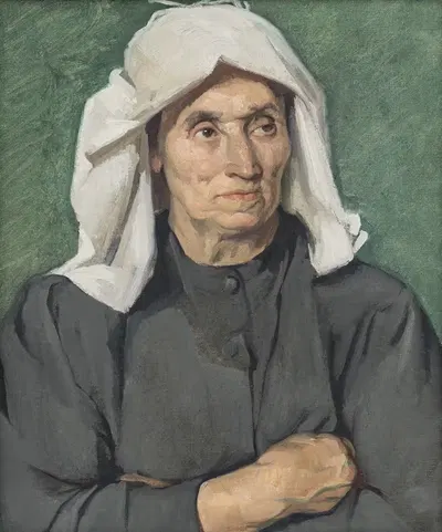Крестьянка с платком by Оттилия Вильгельмина Рёдерштайн, 1918 — digital art print download