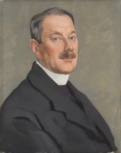 Портрет профессора Херксхаймера by Оттилия Вильгельмина Рёдерштайн, 1911 — digital art print download