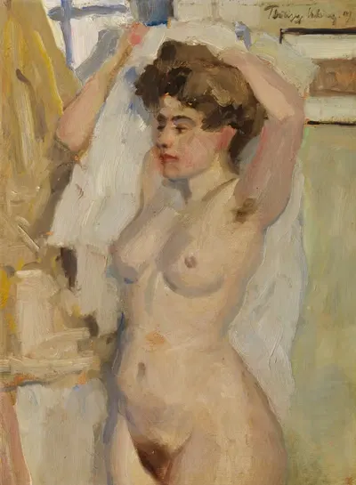 Изучение акта I by Филипп Кляйн, 1907 — digital art print download