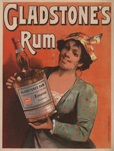Gladstone's Rum by Имп. Ф. Шампеноа, 1893 — digital art print download