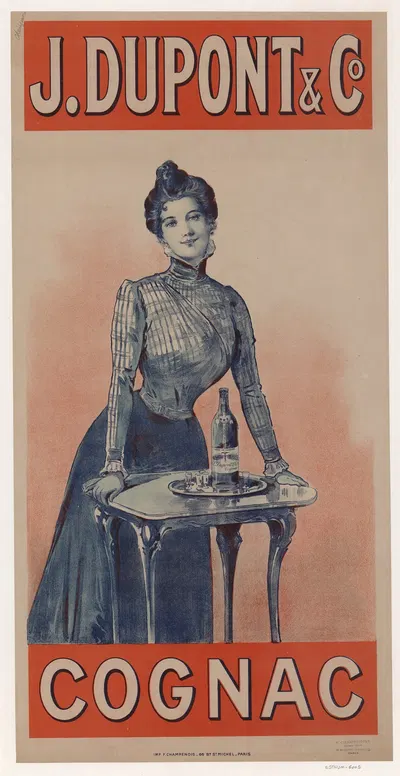 J. Dupont & Co. Cognac by Имп. Ф. Шампеноа, 1900 — digital art print download