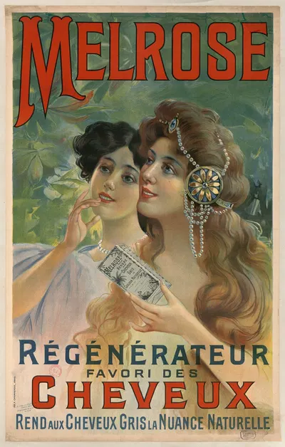 Melrose. Regénérateur favori des cheveux by Имп. Ф. Шампеноа, 1905 — digital art print download