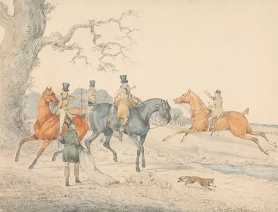 Освобождение сумчатой лисы by Джордж Алкен, 1821 — digital art print download