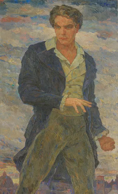 Тино Паттиера в роли Каварадосси by Ханс Унгер, 1922 — digital art print download