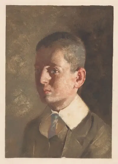 Портрет мальчика by Генрих М. Краббе, 1878 - 1931 — digital art print download