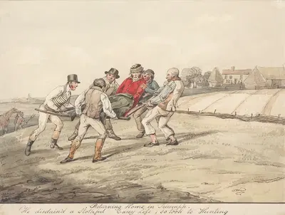 'Qualified Horses and Unqualified Riders;' `Returning Home in Triumph. He Disdain'd a Slothful Easey Life; so Took to…