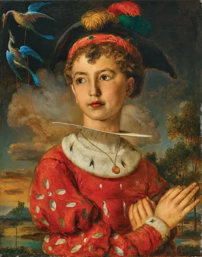 Портрет его сына Мориц как паж by Иоганн Баптист Рейтер, c. 1877 — digital art print download