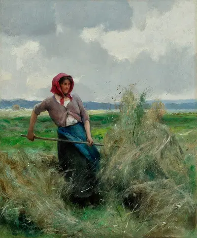 Уборка сена by Жюльен Дюпре — digital art print download