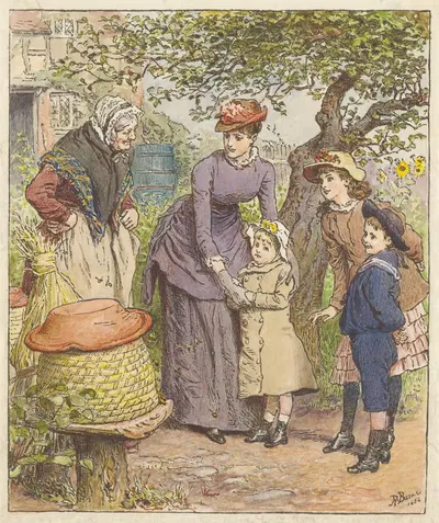 Улей by Роберт Барнс, 1854 — digital art print download